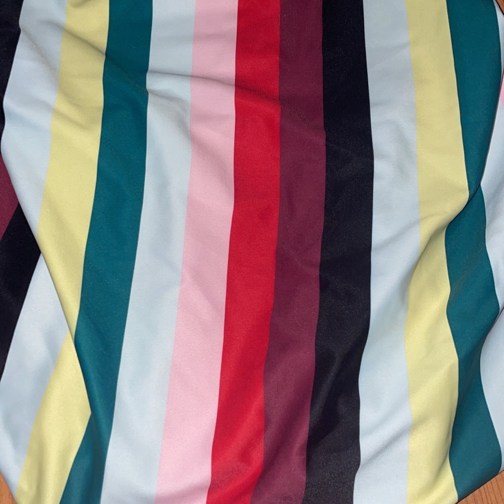 Striped Multicolor One-Piece Swimsuit
